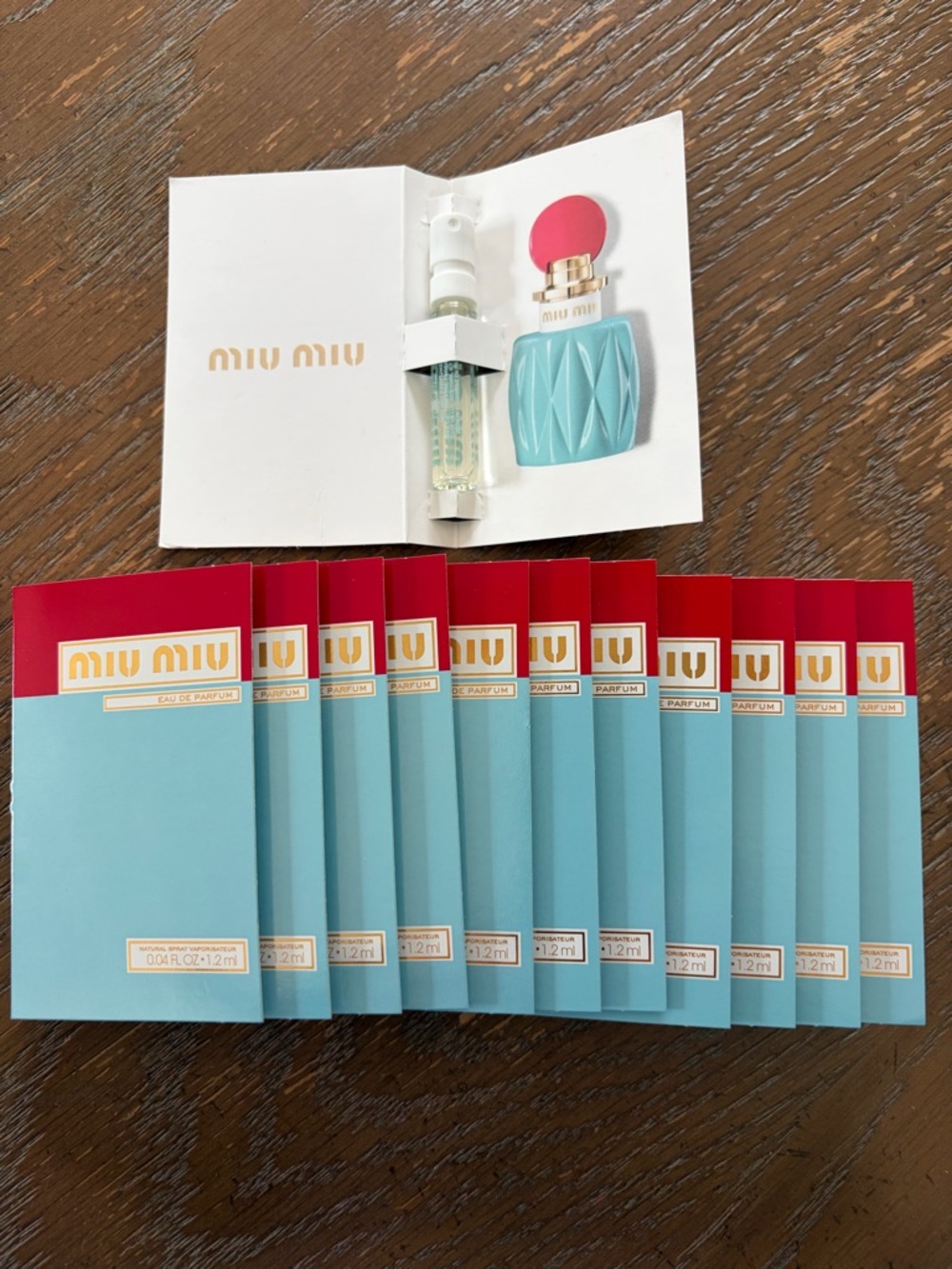 Miu Miu perfume minis